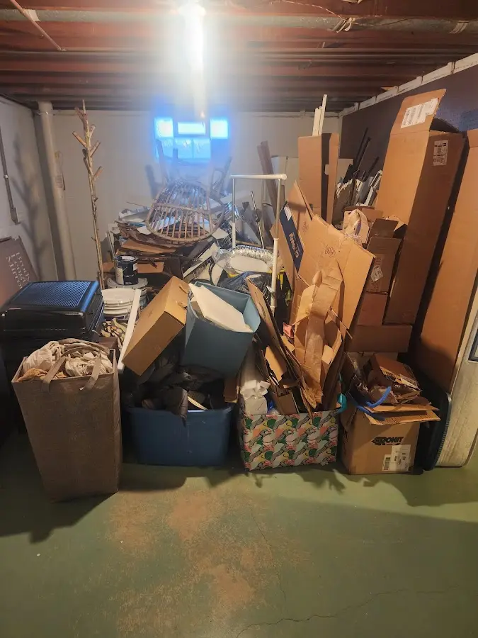 Roll-off dumpster container at job site for Concrete Dumpster Rental in Valdosta